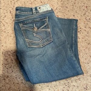 Silver Suki Surplus Capris size 31